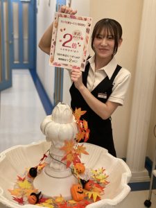 11月来店ポイント2倍キャンペンーン💕