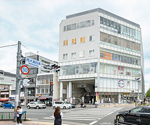 阪急西院駅前の横断歩道