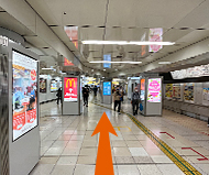 東山線栄駅（西改札）