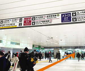 JR新宿駅(西改札)